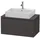 Duravit Waschtischunterschrank Compact L-Cube 82x47,7cm, graph matt, f Kons, 2 Schub.