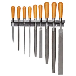 FACOM Raspeln Holzheft Hieb 1-2, Satz, 9-tlg