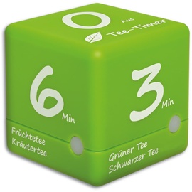 TFA 38.2035.04 Cube Timer, Digitaler Küchentimer Grün,