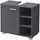 [en.casa] Waschbeckenunterschrank 56 x 55,6 x 31 cm Dunkelgrau
