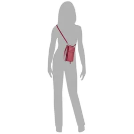 GREENBURRY Nappa Handytasche RFID Leder 8 cm | rot