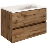 Möbel Boss Waschtisch Baabe 80 x 56 x 47 cm Braun