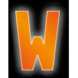 CONACORD Klebebuchstabe W Reflektierend 8 cm Orange