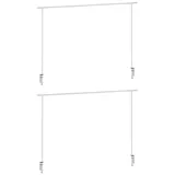 Home4You Deko-Tischgestelle 2er Set LASSANDA, 176 x 250 cm - ausziehbar - 2er Set