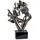 Formano Deko Liebespaar auf Sockel Metallic 38 cm Skulptur Figur Statue Paar