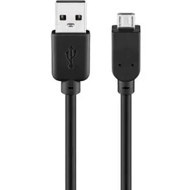 goobay USB 2.0 Kabel A Stecker - 0.3m - Schwarz