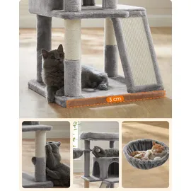 Songmics Feandrea Kratzbaum 96 cm grau