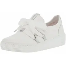 Gabor Sneaker Damen Weite E Weiß/Silber 41