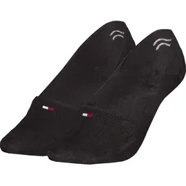 stichd b.v. TOMMY HILFIGER Damen, Füßlinge Shine 2er Pack - schwarz - 39|40|41|42