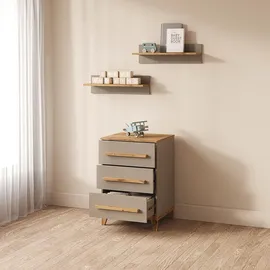 livinity® Mailo 60 x 88 x 53,4 cm Grau