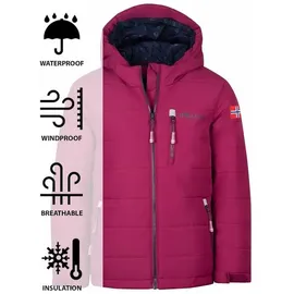 TROLLKIDS Hemsedal Xt Jacke Plum/Navy 128