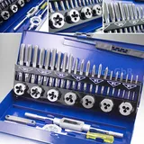 BITUXX 32tlg Gewindeschneid Satz M3-M12 Gewindebohrer