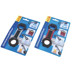 Global Partner Universalöffner 4 in 1 Flaschenöffner Dosenöffner Schrauböffner Multitool Küchenhelfer Farbe nicht wählbar