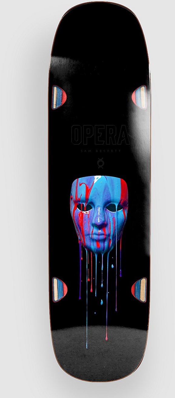 Opera Skateboards Beckett - Melt 8.75" Skateboard Deck black Gr. Uni