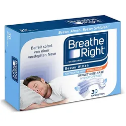 Besser Atmen Breathe Right Nasenstrips Transparent