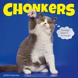 Workman Calendars Chonkers Wall Calendar 2025: A Year of Cats Large and In Charge