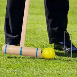 Relaxdays Krocket Spiel Croquet Set 8 Spieler