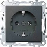 Merten SCHUKO-Steckdose anth mit Steckklemme MEG2301-0414
