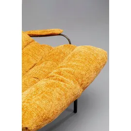 Kare DESIGN Sessel mit Hocker Vienna 87842 Stoff Gelb