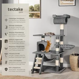 Tectake Stokeley 86 x 68 x 141 cm grau
