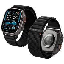 SPIGEN Fabric Band, (hook) Apple Watch 49mm/46mm/45mm/44mm Black