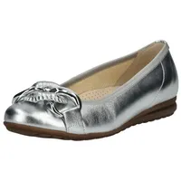 Gabor Ballerinas in silber, Gr.: 40,5