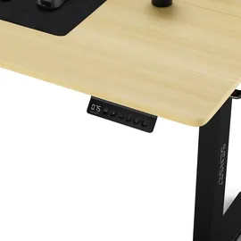 SENSE7 Schreibtisch NOJO elektrisch höhenverstellbar Schwarz / Weiß
