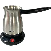 SHOV Türkischer Kaffeekocher 5 Tassen Schwarz