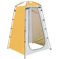 Tragbares Camping-Duschzelt, Pop-Up-Sichtschutzzelt, Outdoor-Toilettenzelt, Strandkleideraum, Umkleidekabine mit Tragetasche (Gelb)