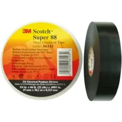 3M Deutschland PVC Elektro-Isolierband 19mm x6m sw ScotchSuper88 19x6