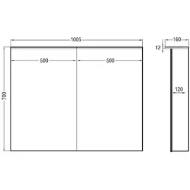 Megabad Profi Collection Loft 2.0 100 cm