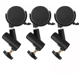 3 x Foto-Lichtständerrollen mit Bremse, flexible Anpassung, ideal für professionelle Fotostudios
