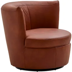 Sessel Global Cativa | mit Stoff- oder Lederbezug Cognac