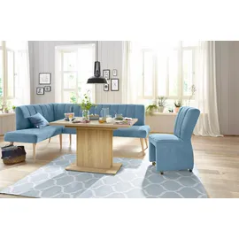exxpo - sofa fashion Sessel Costa Hochlehnsessel 52 x 95 x 71 cm Blau mit Rollen