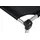 Siena Garden Dreibeinliege XXL 209 x 69,5 x 86 cm schwarz klappbar