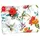 Tischsetmacher Tischset | Platzset abwaschbar - Bunte Kolibris mit Wildblumen - aus erstklassigem Vinyl (Kunststoff - BPA-frei) - 4 Stück - rutschfeste Tischunterlage - Tischmatte - Made in Germany