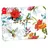Tischsetmacher Tischset | Platzset abwaschbar - Bunte Kolibris mit Wildblumen - aus erstklassigem Vinyl (Kunststoff - BPA-frei) - 4 Stück - rutschfeste Tischunterlage - Tischmatte - Made in Germany