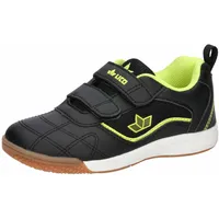 LICO Jungen Unisex Kinder Jaime V Hallenturnschuhe, Schwarz/Lemon, 30