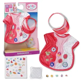 mga zapf creation gmbh Strand-Outfit Puppenkleid Pink/Weiß/Rosa/Rot (840177)