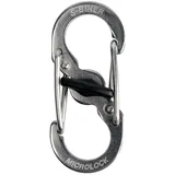 NITE IZE Karabiner MicroLock S-Biner 2 Silber