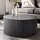 Wohnling Couchtisch Schwarz Metall 67 x 31 x 67 cm