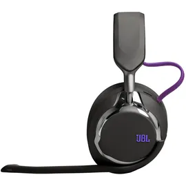 JBL Quantum 950 Kabelloses Multi-Plattform-Bluetooth-Gaming-Headset mit JBL Quantum Raumsound und Head-Tracking, Noise-Cancelling-Mikrofon, USB-C-Kabel, 50-h-Akku und austauschbaren Teilen, Schwarz