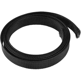 PureMounts PM-ZCCS-SOCKS-20B Universeller Polyester-Kabelschlauch, selbst zusammenziehend, Ø 20mm, 1,80m. schwarz