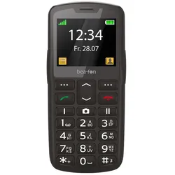BEAFON Beafon Tastatur-Handy SL605, schwarz/silber