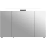 Pelipal Serie 6005 sprint Spiegelschrank 120 cm mit LED Aufsatzleuchte SEAF01512G1260S, Badmöbel, Weiß