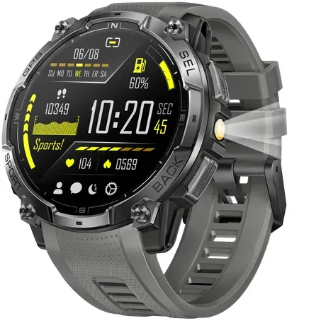 Neuer Smartwatch GlacierX Monolith Black GX-MC76A