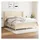 vidaXL Boxspringbett mit Matratze Creme 180x200 cm Stoff