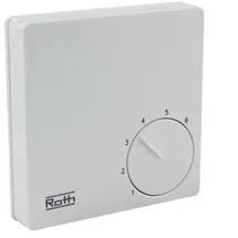 ROTH Raumthermostat Basicline H/C 24 Volt