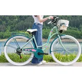 Damenfahrrad 28 Zoll Citybike IwoBike Hibiscus Shimano Korb Gepäckträger