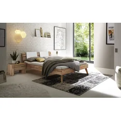 Hasena Massivholzbett Ortona, Farbe: -Kernbuche natur, geölt, verschiedene Größen